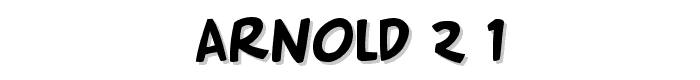 Arnold 2.1 font